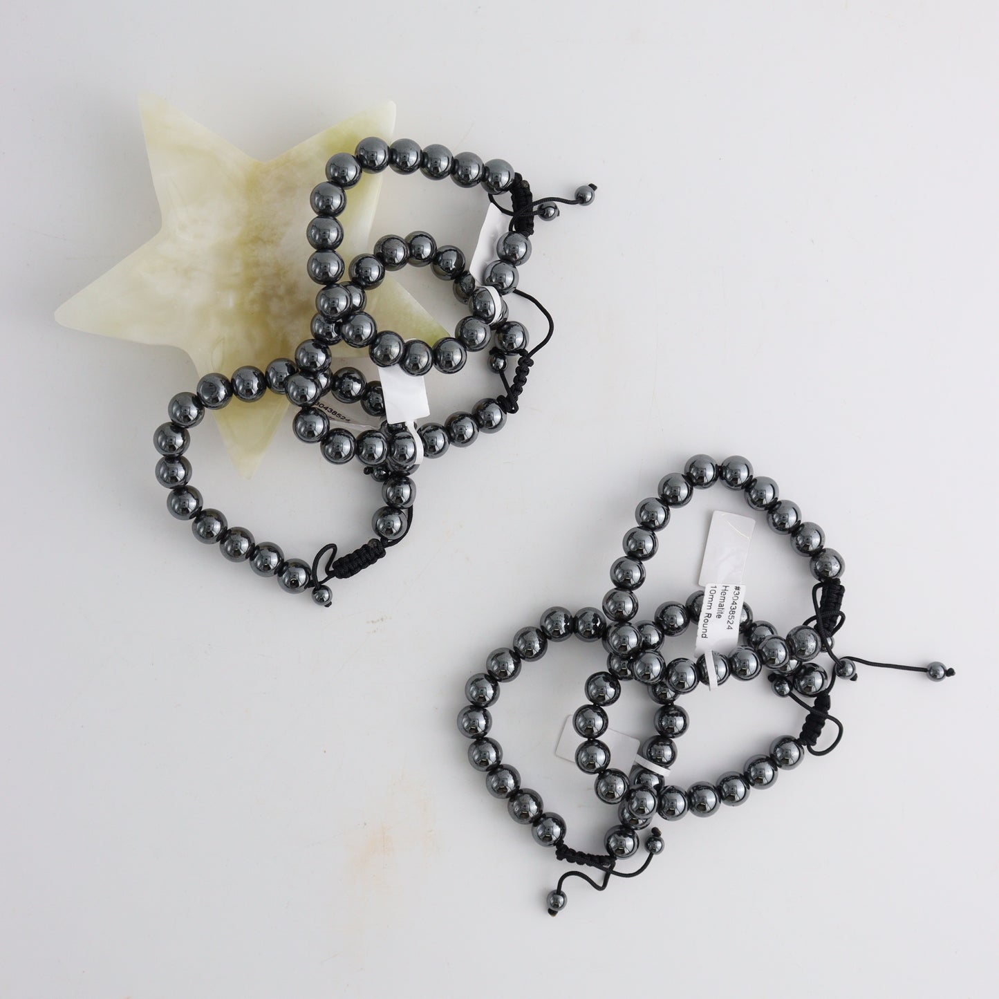 Hematite Bracelet 10mm Set of 10 - Expert Wholesale and Supplier of Wholesale Crystals & Bulk Gemstones, ["bracelets","China","Hematite","Jewelry"]