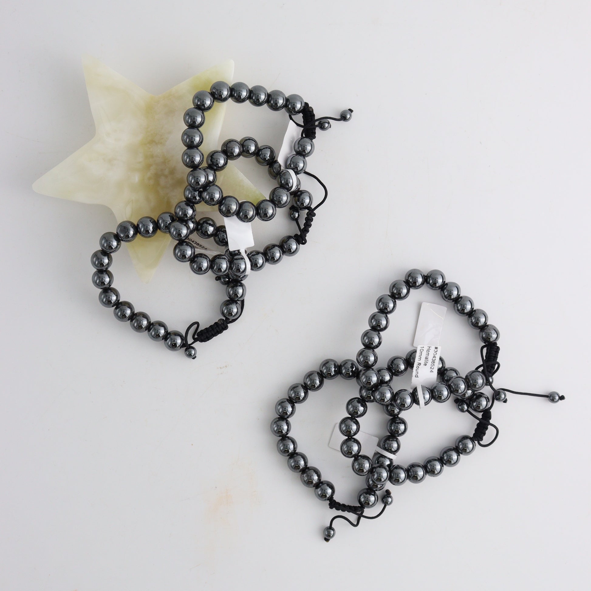 Hematite Bracelet 10mm Set of 10 - Expert Wholesale and Supplier of Wholesale Crystals & Bulk Gemstones, ["bracelets","China","Hematite","Jewelry"]