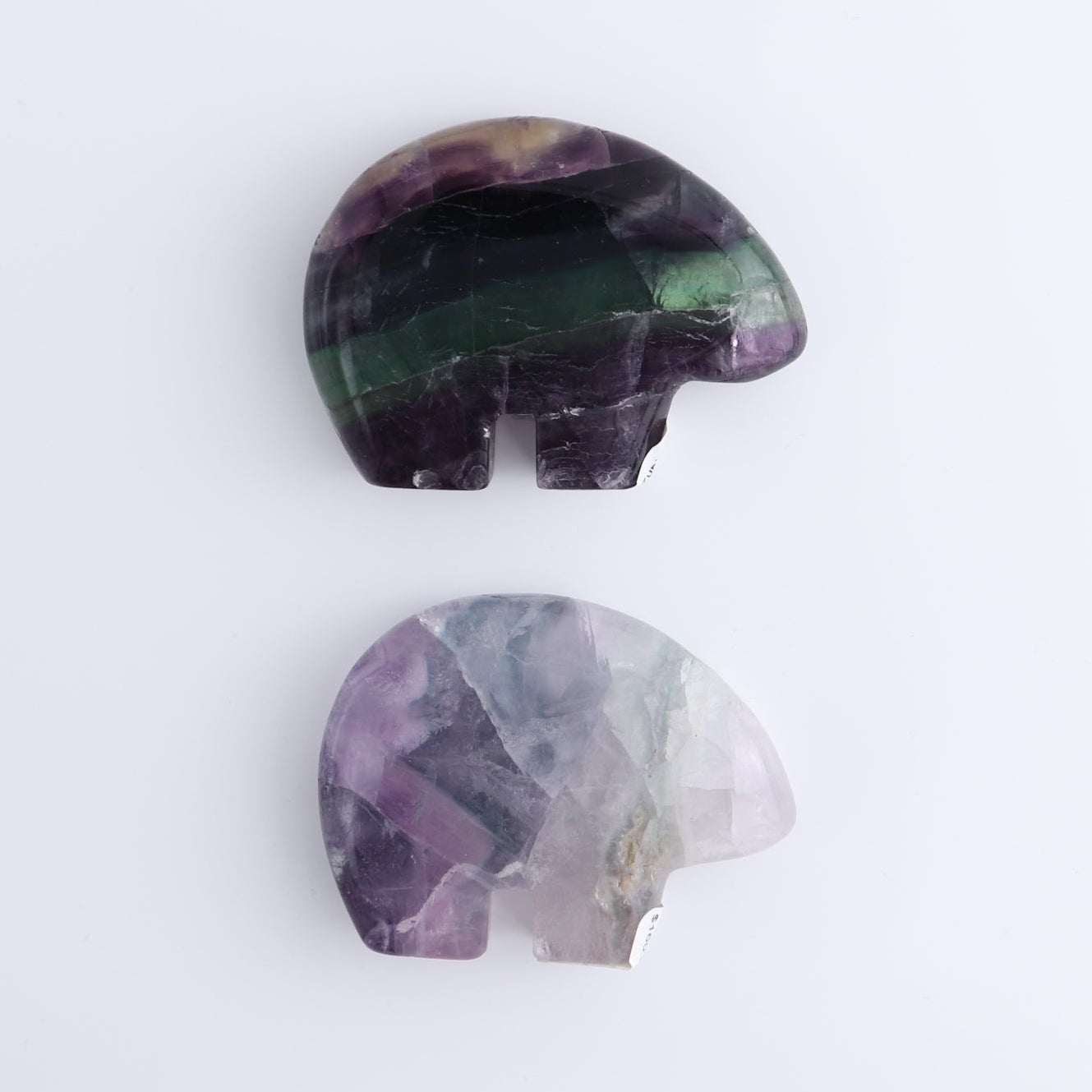 Fluorite Bears set of 6