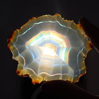 Iris Agate Slices Set of 6 - Expert Wholesale and Supplier of Wholesale Crystals & Bulk Gemstones, ["Agate","Iris Agate","Slices and Slabs"]