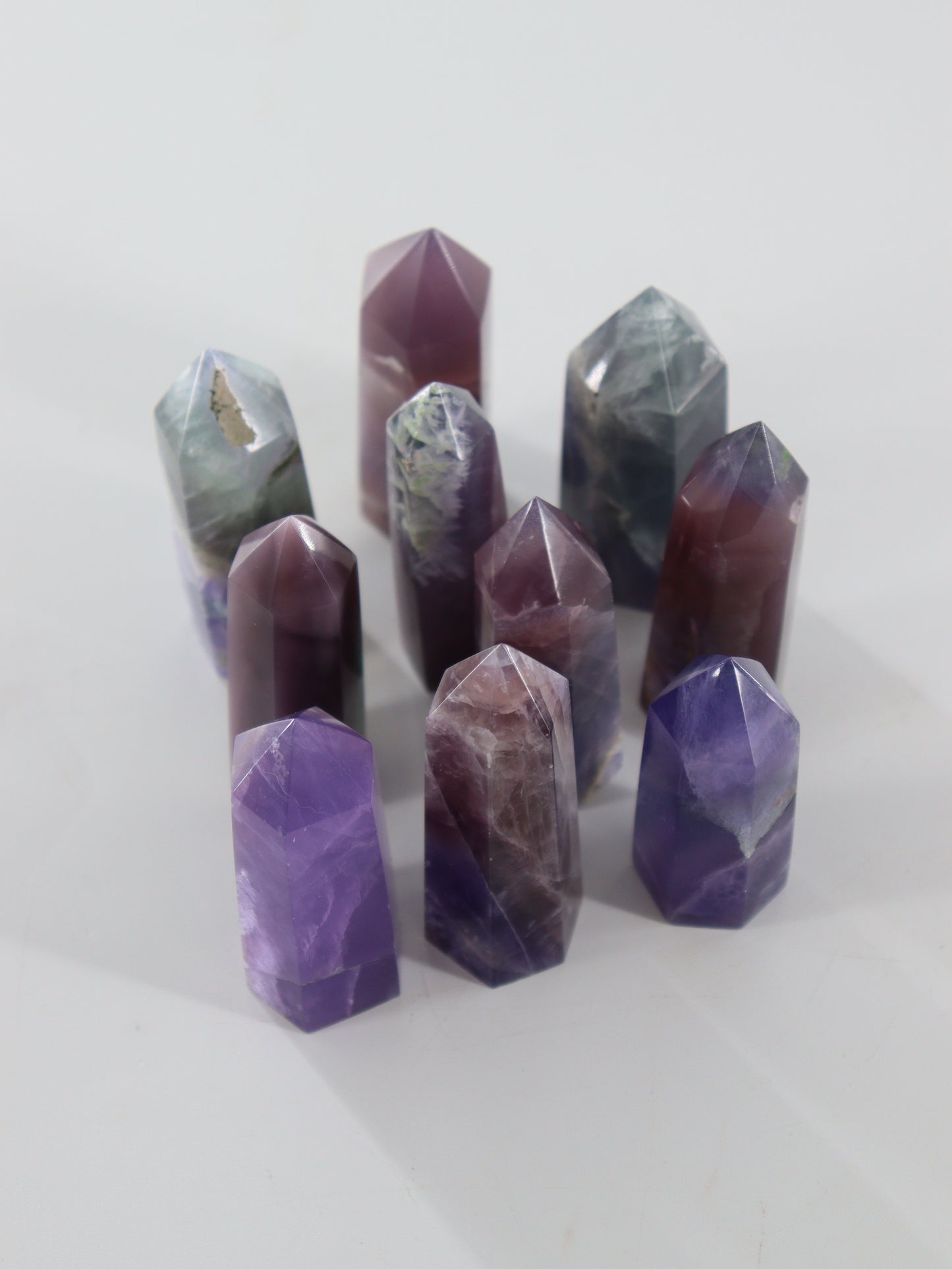 Fluorite Towers Set of 10