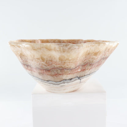 Mexican Onyx/Calcite Bowl 15"