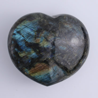 Labradorite Hearts Set of 2 - Expert Wholesale and Supplier of Wholesale Crystals & Bulk Gemstones, ["Hearts","Labradorite","Madagascar"]
