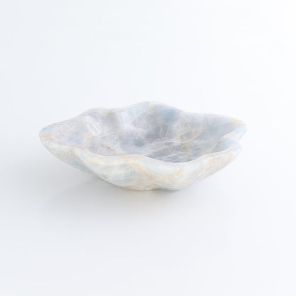One Blue Calcite Bowl