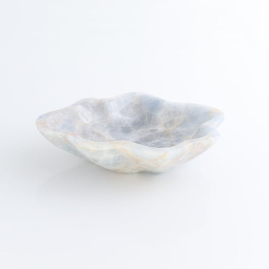 One Blue Calcite Bowl