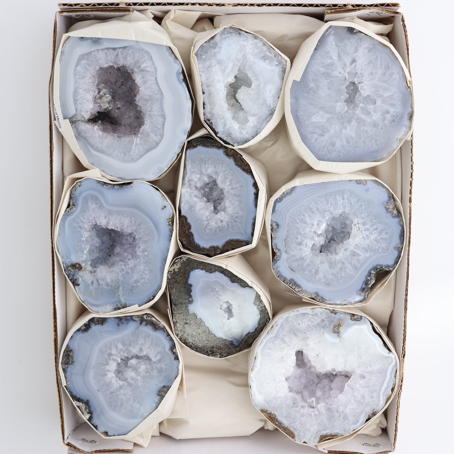 Las Choyas Geodes Set of 9