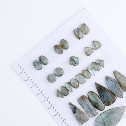 Labradorite Cabs Set of 28