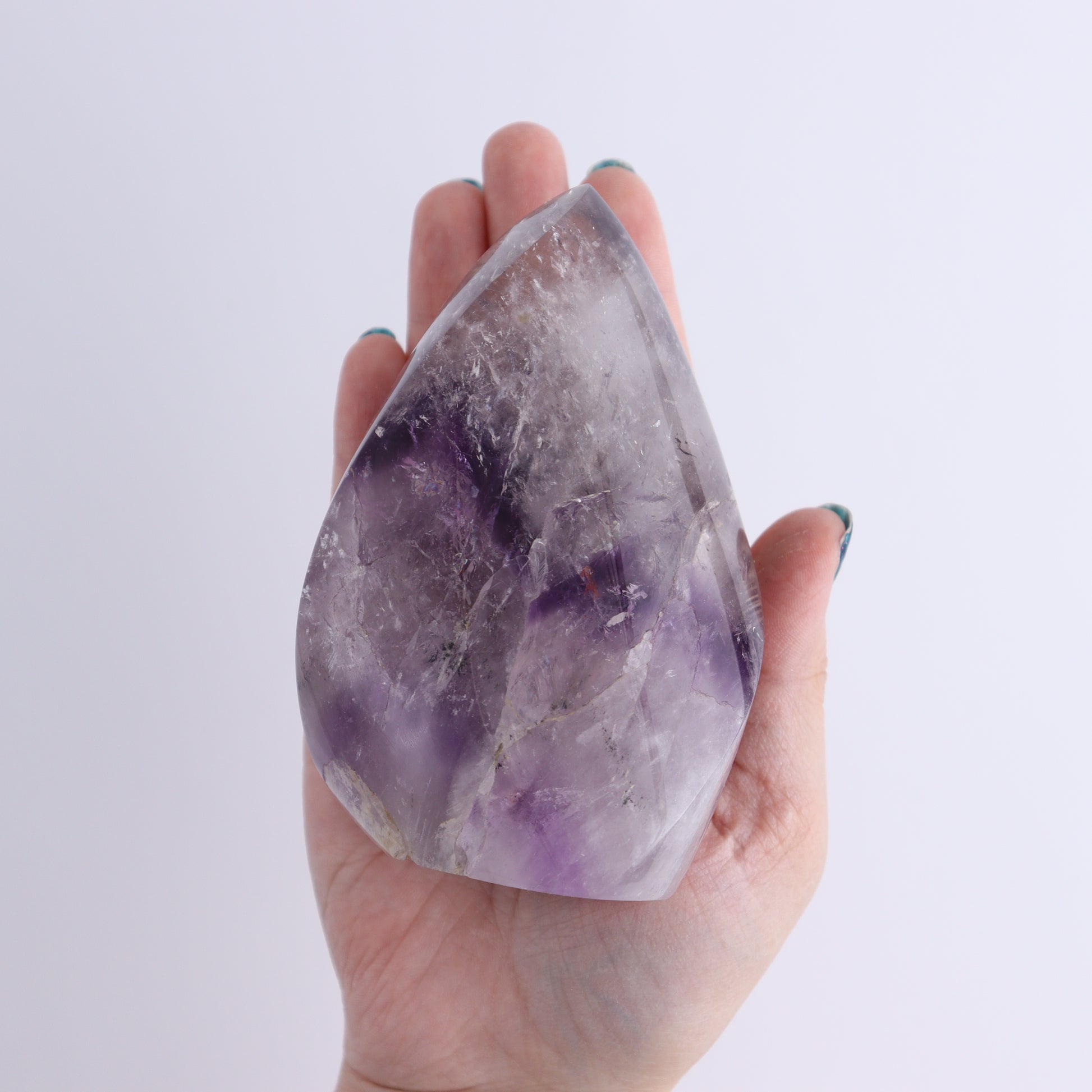 Imperfect Amethyst Flames Set of 4 - Expert Wholesale and Supplier of Wholesale Crystals & Bulk Gemstones, ["Amethyst","Brazil","close_30","flames"]