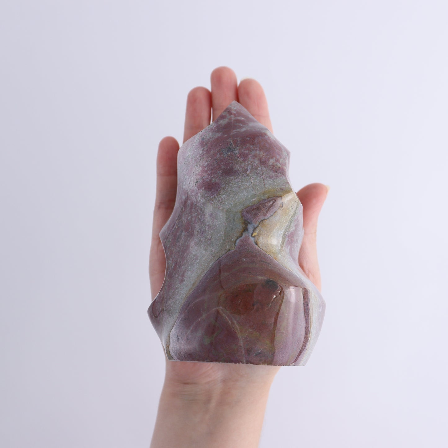Ocean Jasper Flames Set of 5 - Expert Wholesale and Supplier of Wholesale Crystals & Bulk Gemstones, ["close_30","flames","jasper","Madagascar","Ocean Jasper"]