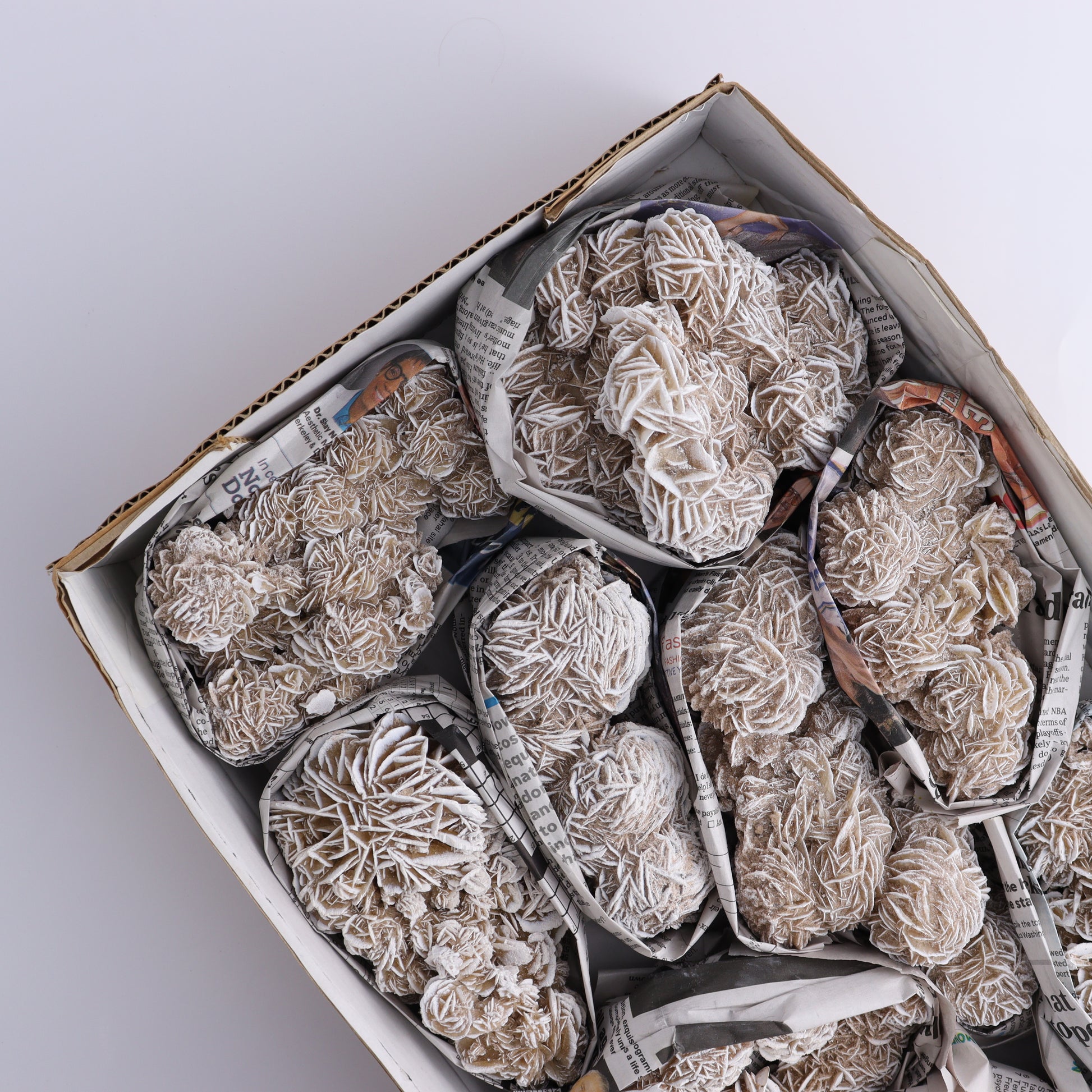Desert Rose Set of 9 - Expert Wholesale and Supplier of Wholesale Crystals & Bulk Gemstones, ["Desert Rose","Freeforms","Morocco"]