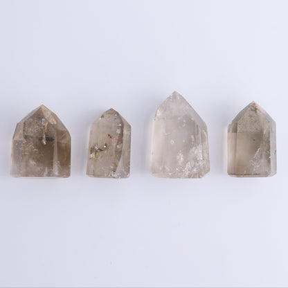 Smoky Quartz Towers Set of 13 - Expert Wholesale and Supplier of Wholesale Crystals & Bulk Gemstones, ["Points","Quartz","Smoky Quartz","Towers"]
