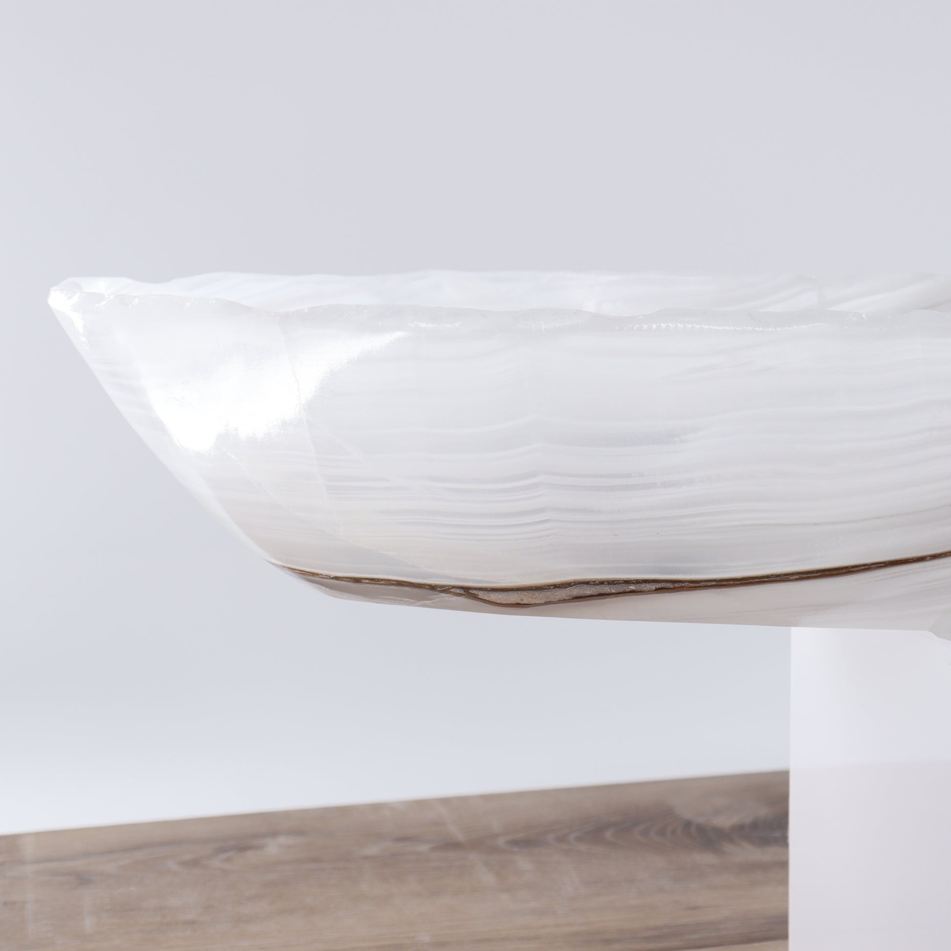 Mexican Onyx/Calcite Canoe Bowl - Expert Wholesale and Supplier of Wholesale Crystals & Bulk Gemstones, ["Bowls","Calcite","canoe","Mexico","onyx"]