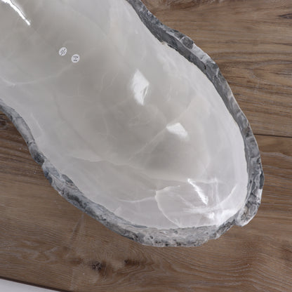 Mexican Onyx/Calcite Canoe Bowl - Expert Wholesale and Supplier of Wholesale Crystals & Bulk Gemstones, ["Bowls","Calcite","canoe","Mexico","onyx"]