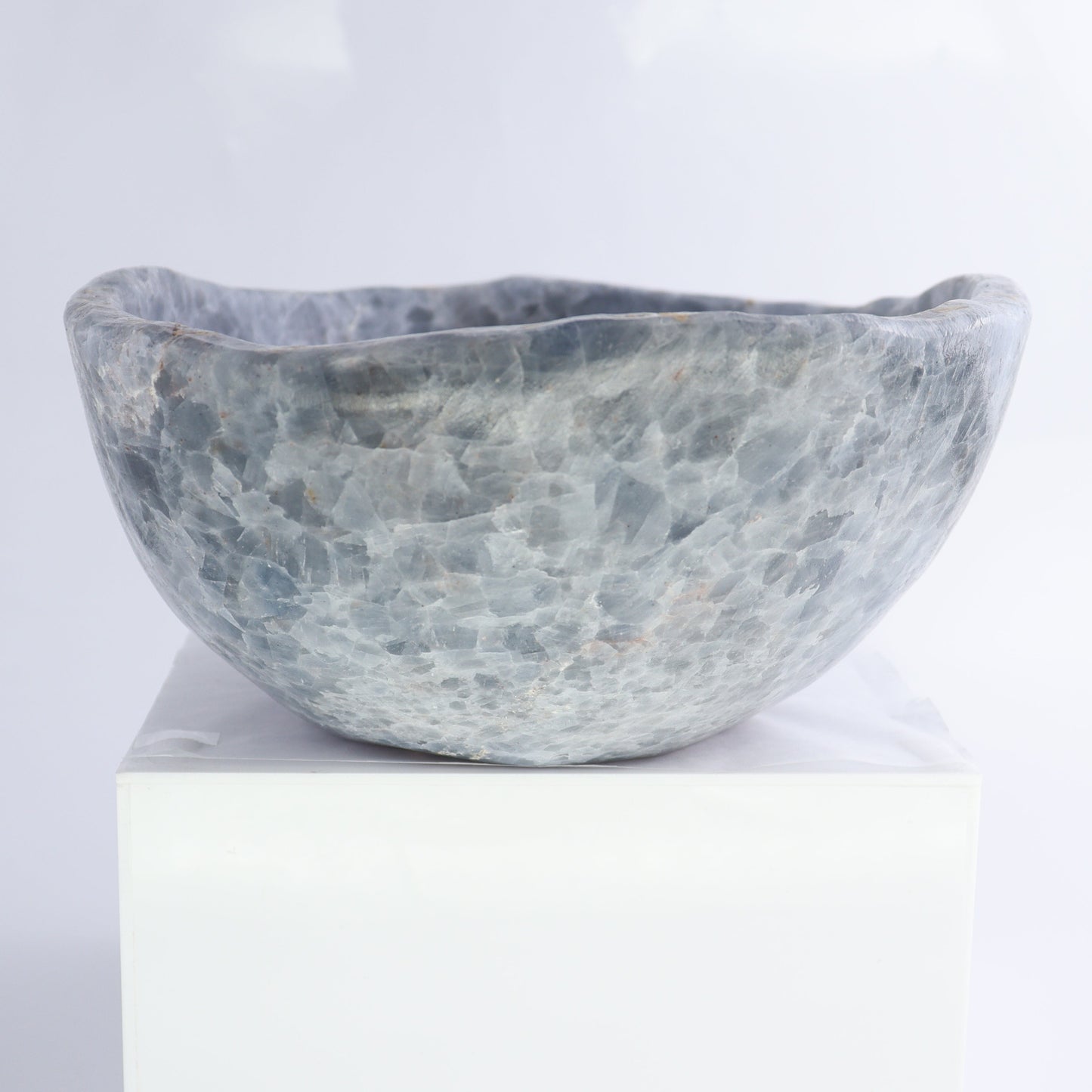 Blue Calcite Bowl