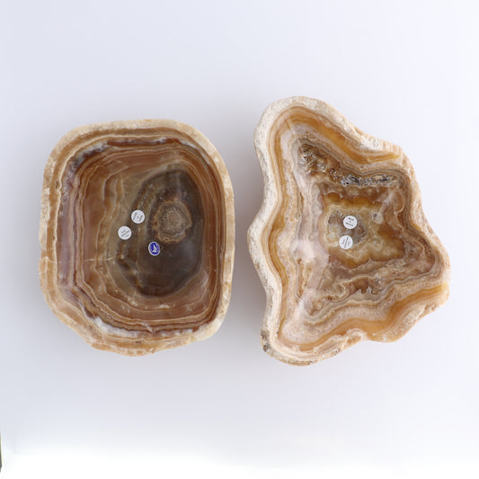 One Bowl Mexican Onyx/Calcite Honey Banding Rough