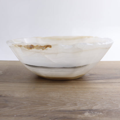 Mexican Onyx/Calcite Bowl 10"