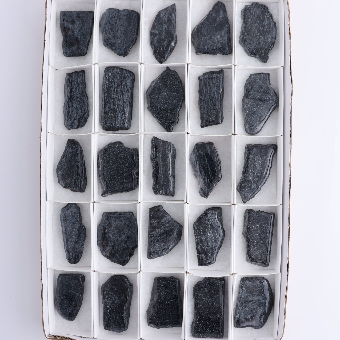 Specularite Flat of 25 - Expert Wholesale and Supplier of Wholesale Crystals & Bulk Gemstones, ["flat","Flats","Specularite","United States"]