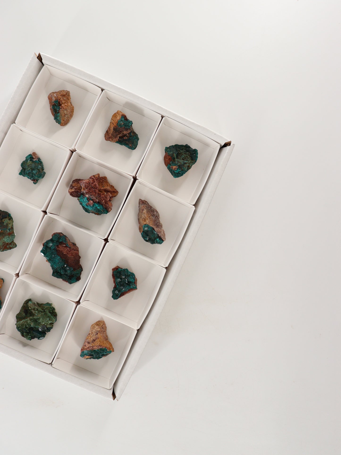 Dioptase Flat Set of 12