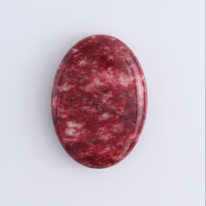 Thulite Palm Stones Set of 3