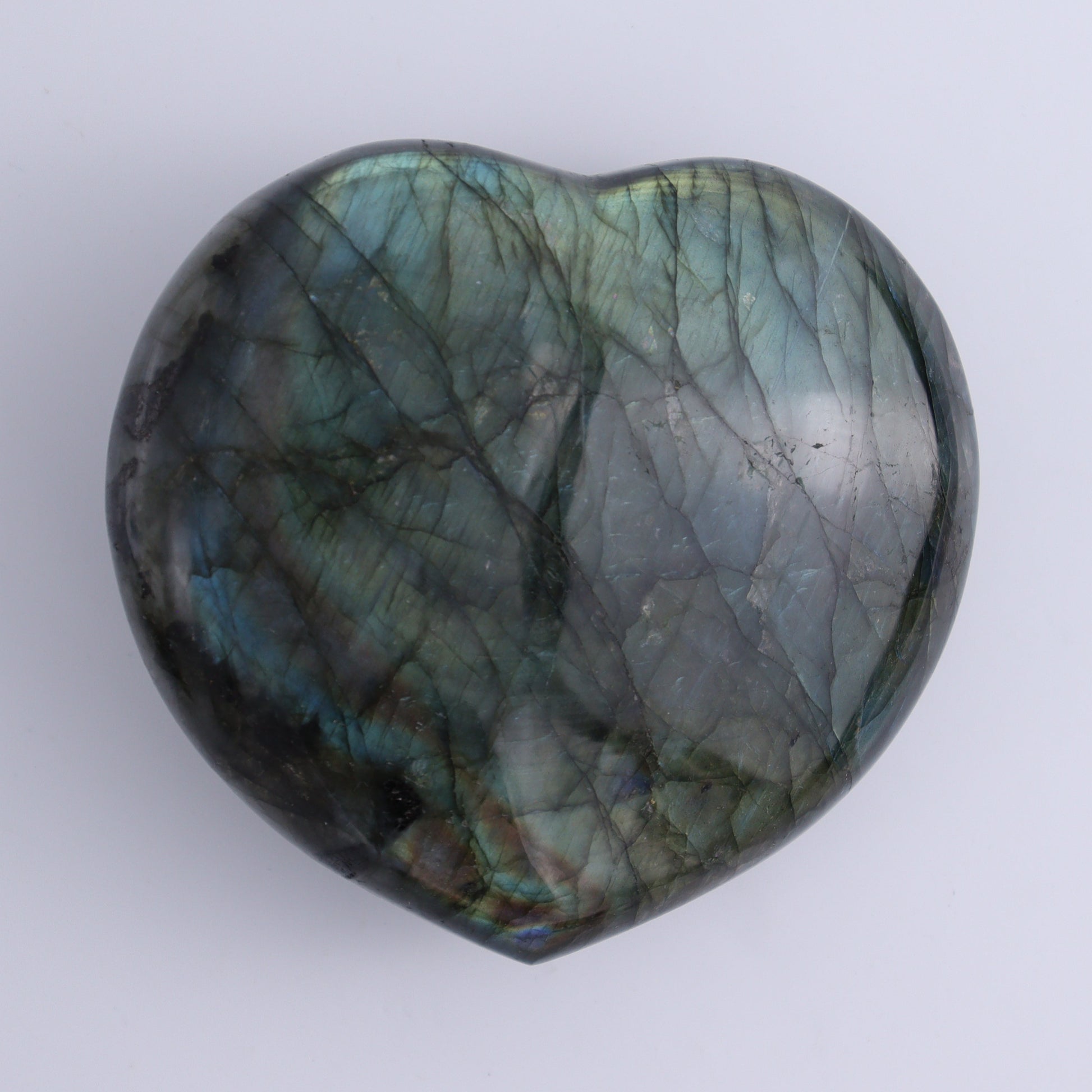 Labradorite Hearts Set of 2 - Expert Wholesale and Supplier of Wholesale Crystals & Bulk Gemstones, ["Hearts","Labradorite","Madagascar"]
