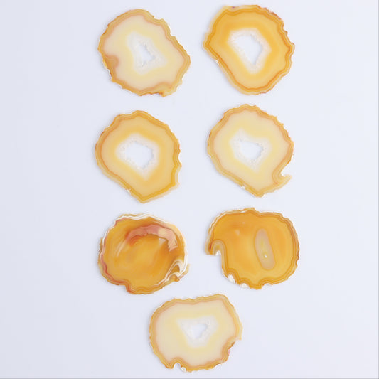 Iris Agate Slices Set of 7 - Expert Wholesale and Supplier of Wholesale Crystals & Bulk Gemstones, ["Agate","Iris Agate","Slices and Slabs"]