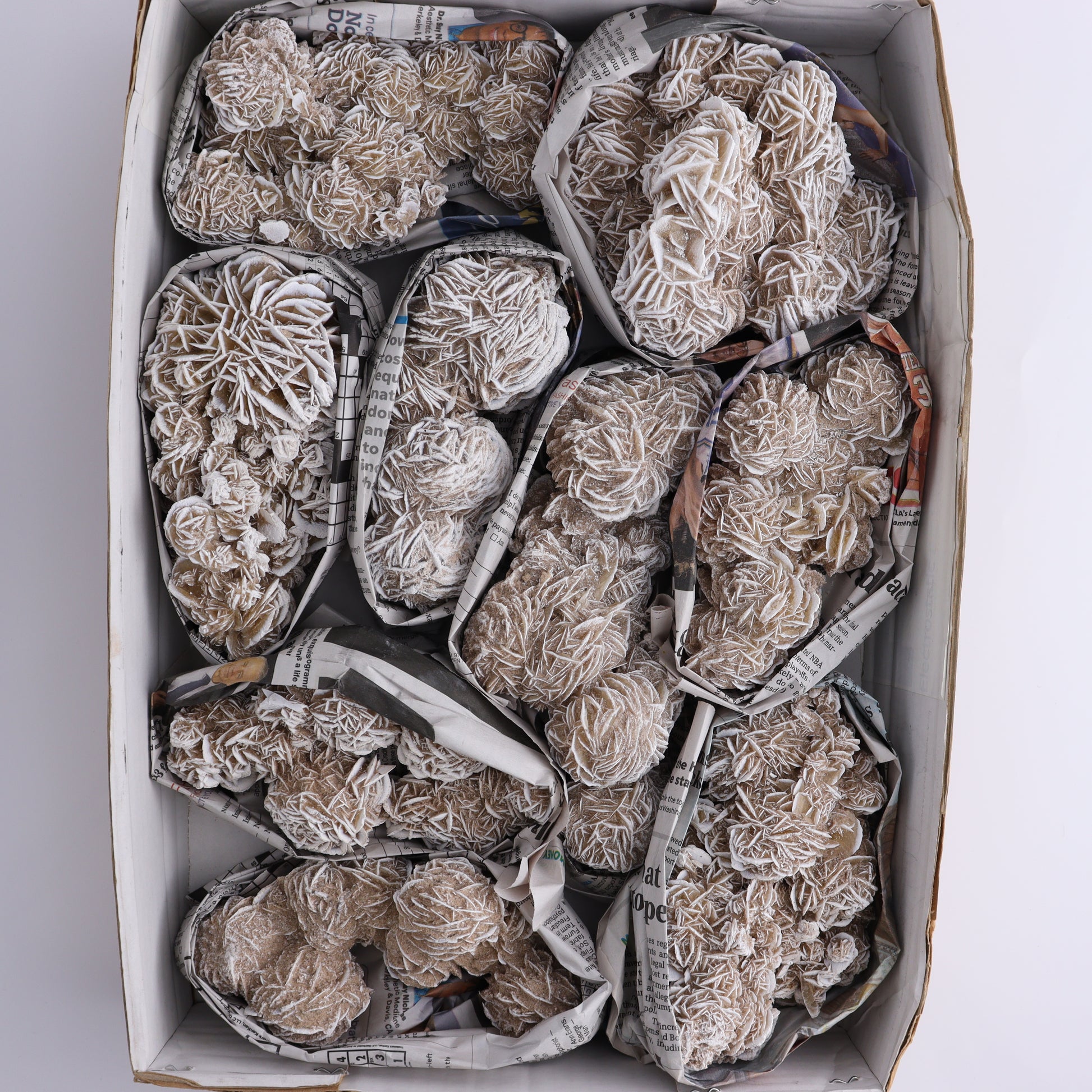 Desert Rose Set of 9 - Expert Wholesale and Supplier of Wholesale Crystals & Bulk Gemstones, ["Desert Rose","Freeforms","Morocco"]