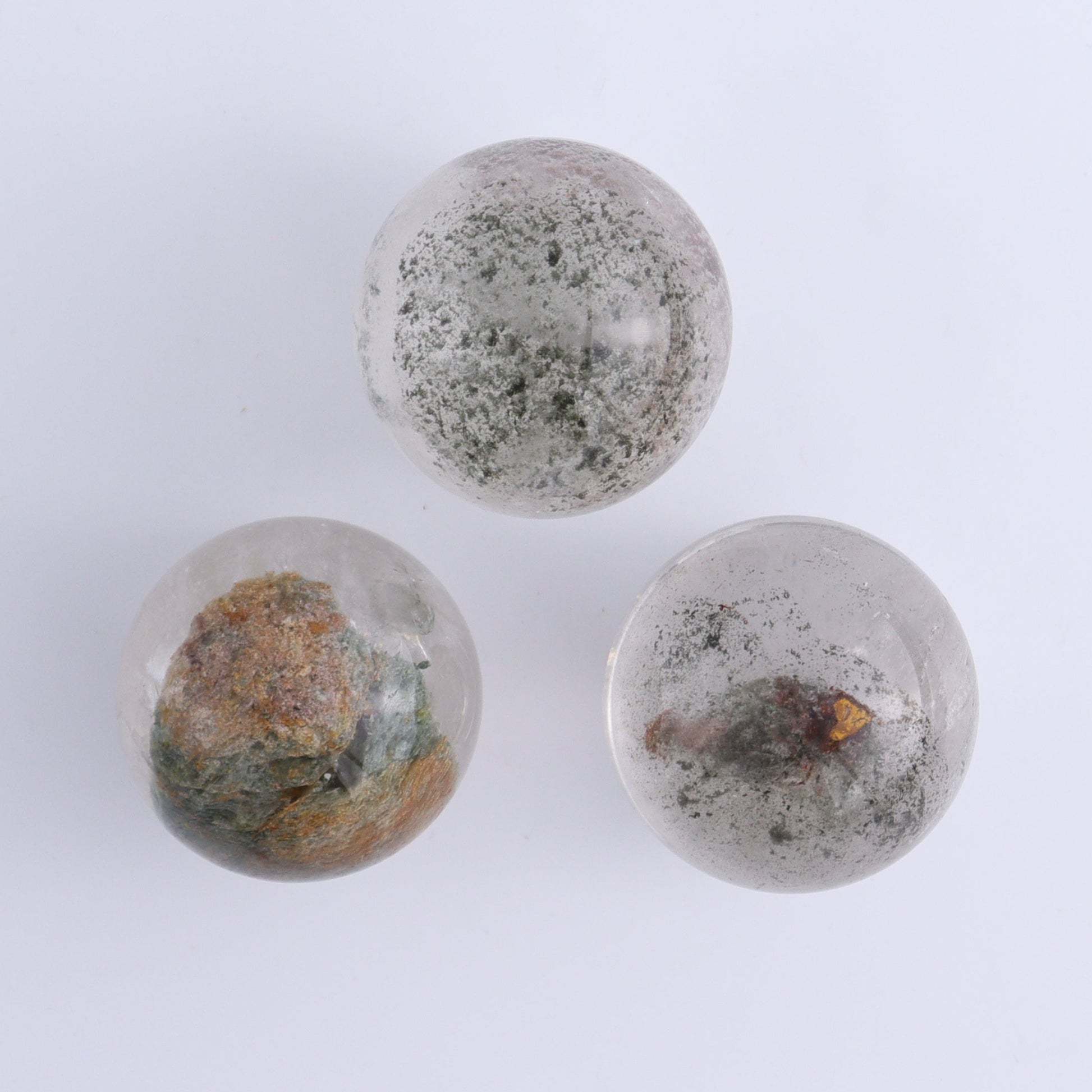 Quartz Spheres Set of 9 - Expert Wholesale and Supplier of Wholesale Crystals & Bulk Gemstones, ["Quartz","Spheres"]