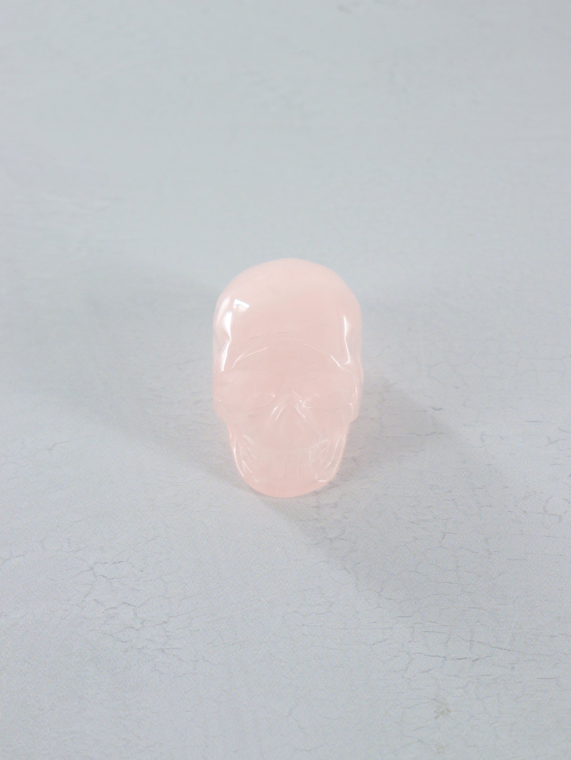 Rose Quartz Skulls Set of 4 - Expert Vendor of Wholesale Crystals