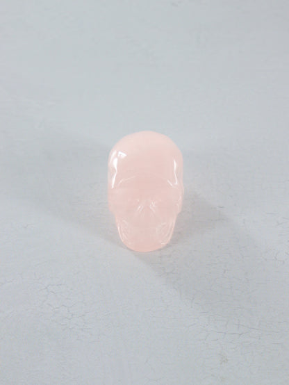 Rose Quartz Skulls Set of 4 - Expert Vendor of Wholesale Crystals