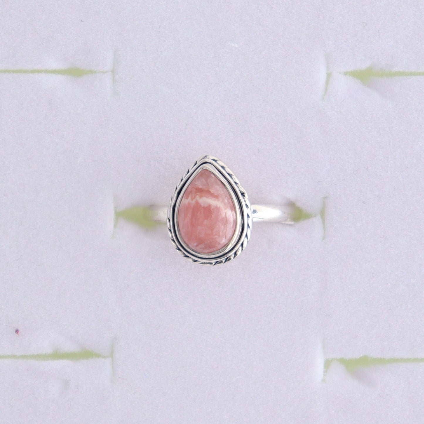 Rhodochrosite Rings Set of 7 (Ring Holders Not Included) - Expert Wholesale and Supplier of Wholesale Crystals & Bulk Gemstones, ["Rhodochrosite","Ring","rings","sterling silver"]