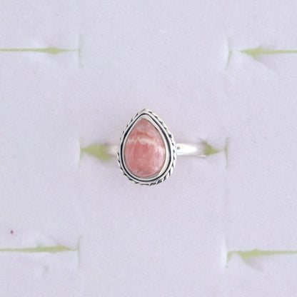 Rhodochrosite Rings Set of 7 (Ring Holders Not Included) - Expert Wholesale and Supplier of Wholesale Crystals & Bulk Gemstones, ["Rhodochrosite","Ring","rings","sterling silver"]