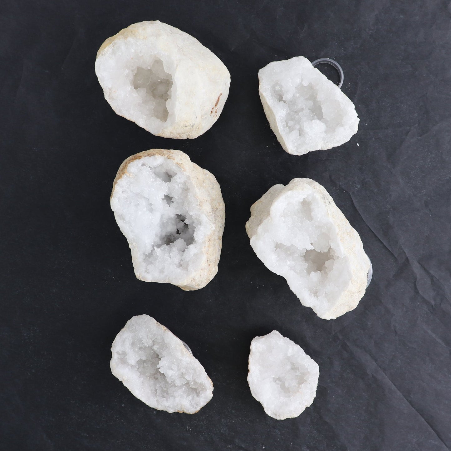 Quartz Geodes Set of 6