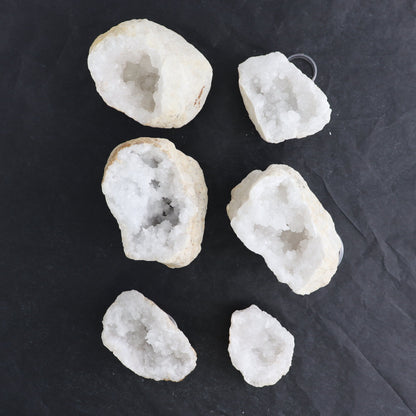 Quartz Geodes Set of 6