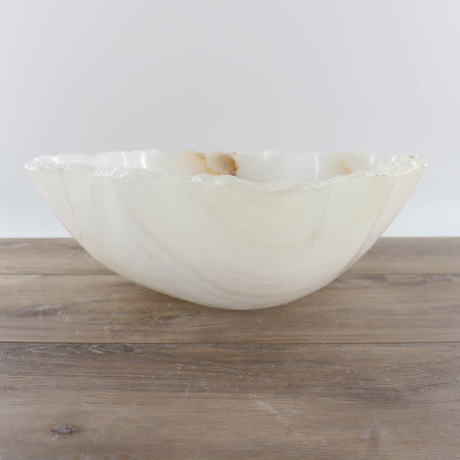 Mexican Onyx/Calcite Bowl 17"