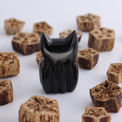 One Black Marble Cat Ghost - Expert Wholesale and Supplier of Wholesale Crystals & Bulk Gemstones, ["Black Marble","Cat","Catalog Onyx","Marble","Mexico","onyx"]