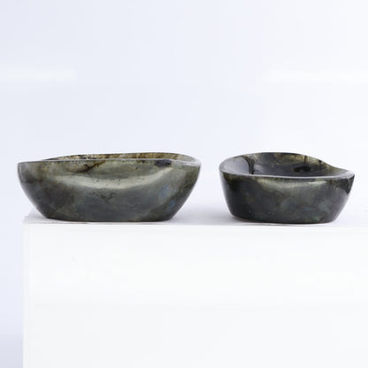 Labradorite Bowls Set of 6 - Expert Wholesale and Supplier of Wholesale Crystals & Bulk Gemstones, ["Bowls","Labradorite","Madagascar"]