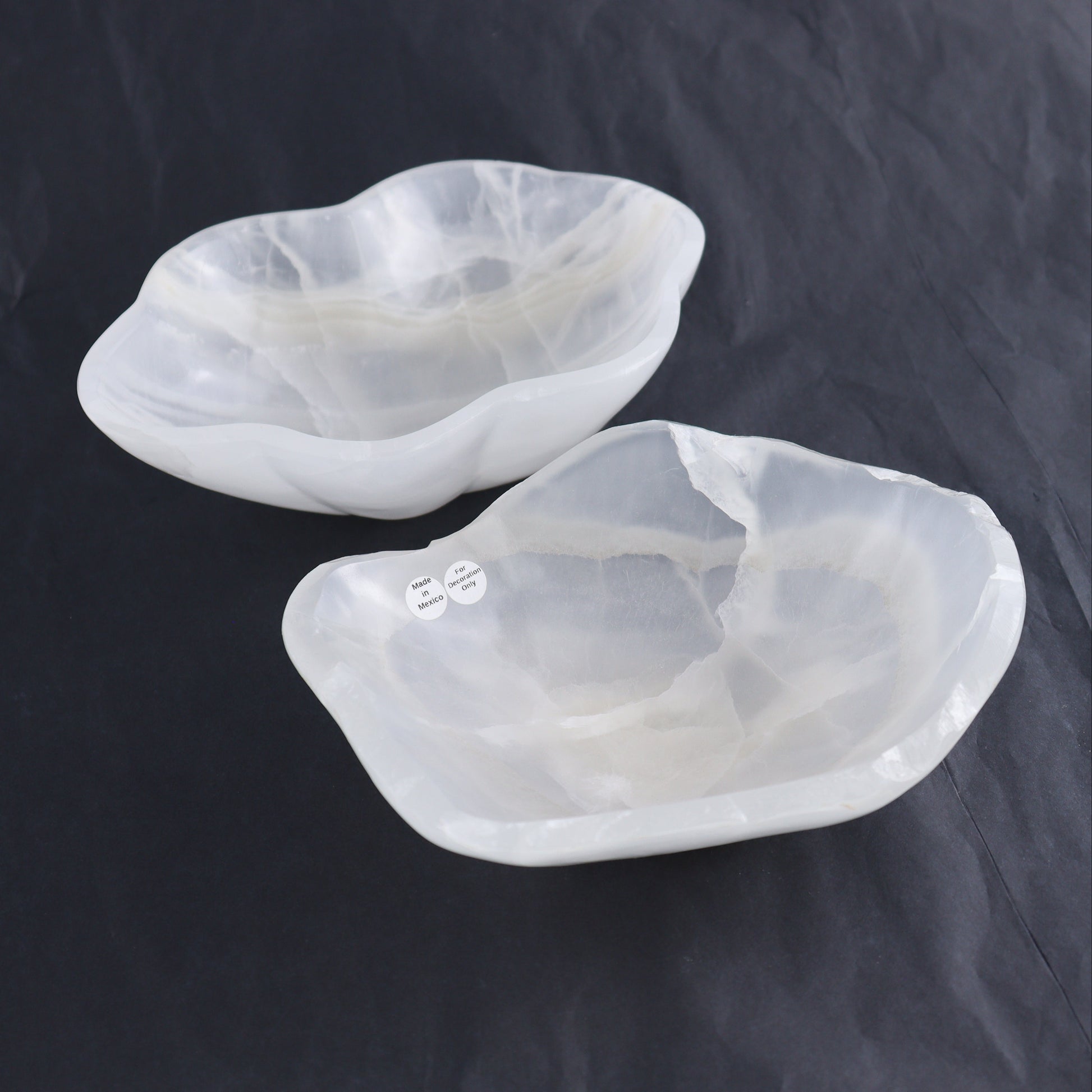 Onyx Bowls Set of 2 - Expert Wholesale and Supplier of Wholesale Crystals & Bulk Gemstones, ["Bowls","Mexico","onyx"]
