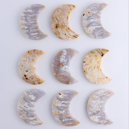 Agate Moons Set of 9 - Expert Wholesale and Supplier of Wholesale Crystals & Bulk Gemstones, ["Agate","moons"]