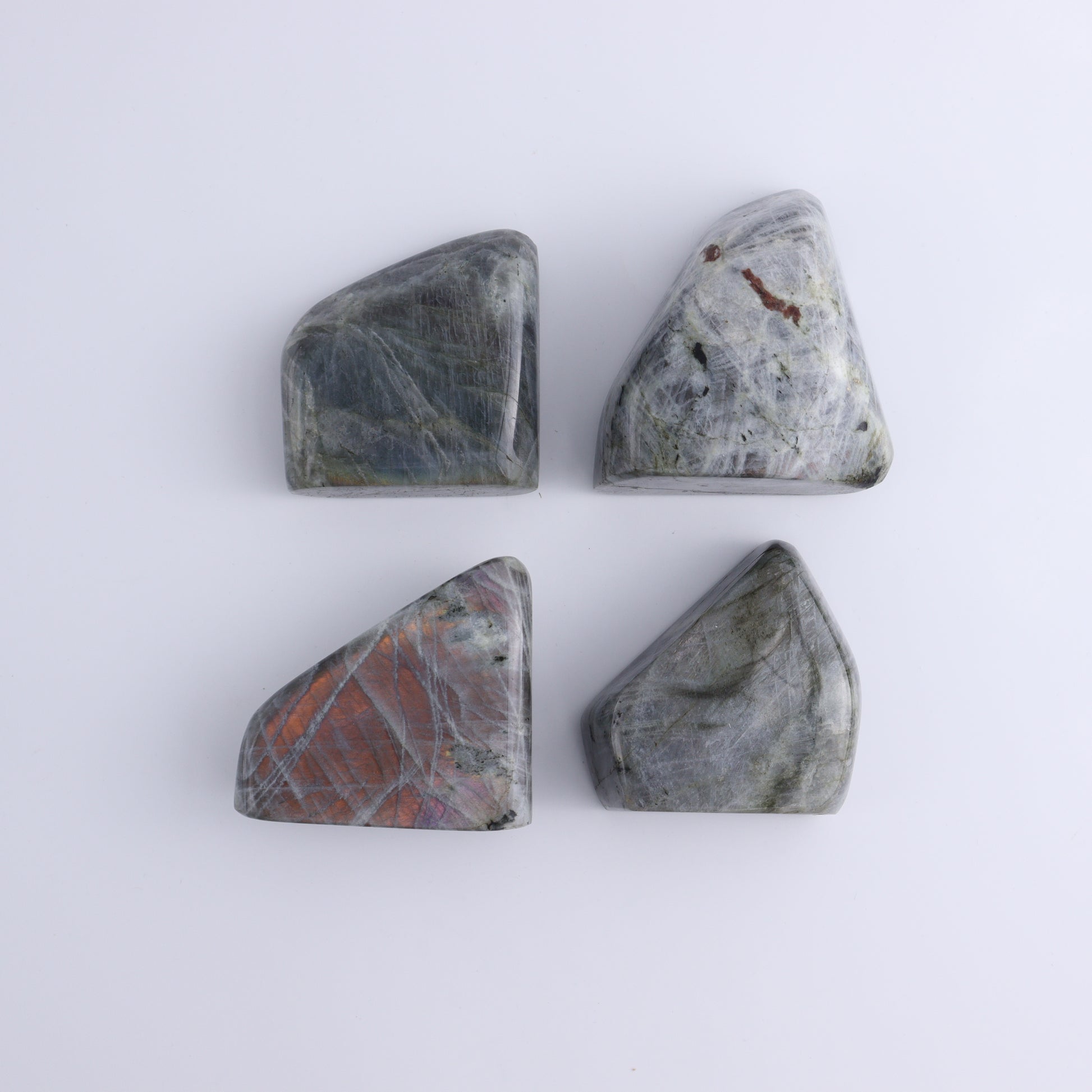 Labradorite Freeform Set of 7 - Expert Wholesale and Supplier of Wholesale Crystals & Bulk Gemstones, ["close_70","Freeforms","Labradorite","Madagascar"]