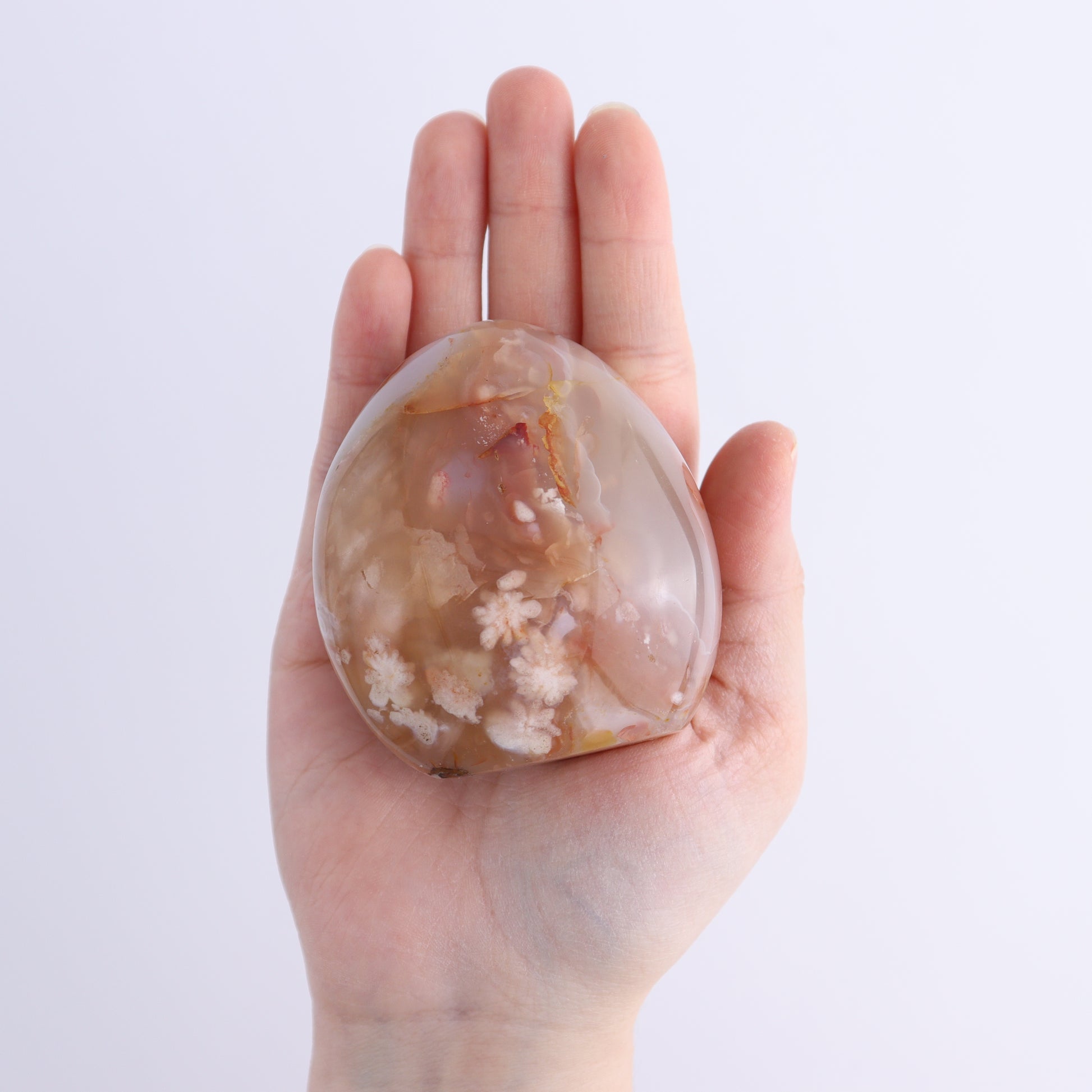 Flower Agate Freeforms Set of 6 - Expert Wholesale and Supplier of Wholesale Crystals & Bulk Gemstones, ["Flower Agate","Freeforms","Madagascar"]