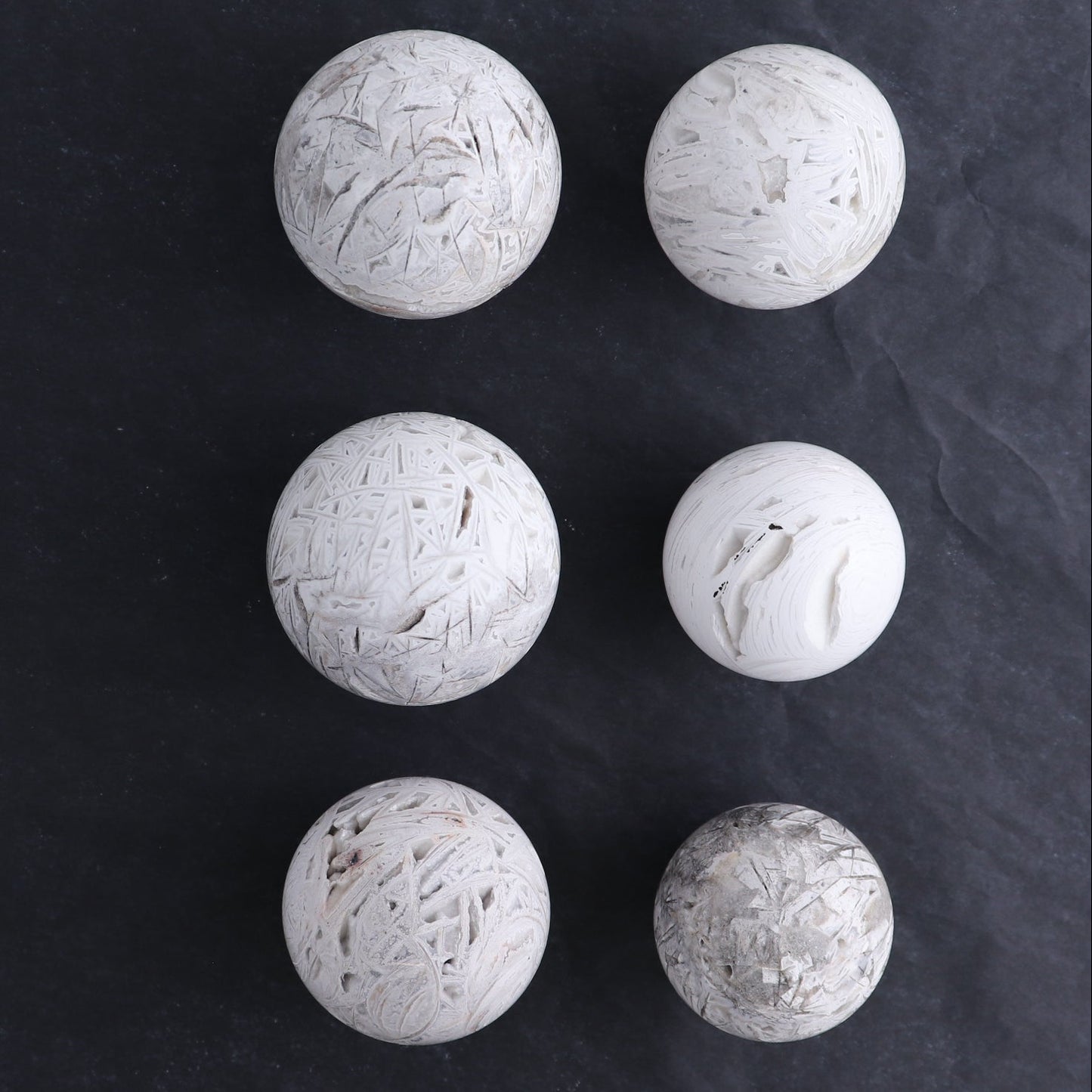 Agate Spheres Set of 6 | Mi Esperanza Minerals | Supplier of Crystals and Onyx