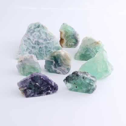 Fluorite Face Polished Set of 8 - Expert Wholesale and Supplier of Wholesale Crystals & Bulk Gemstones, ["Face Polished","Fluorite","Mexico"]