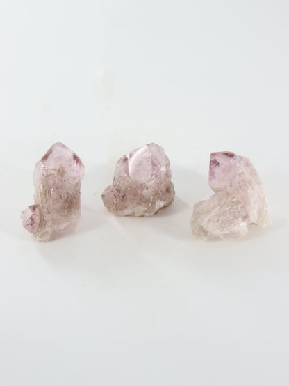 Phantom Amethyst Points Set of 3 - Expert Supplier of Wholesale Crystals & Bulk Gemstones