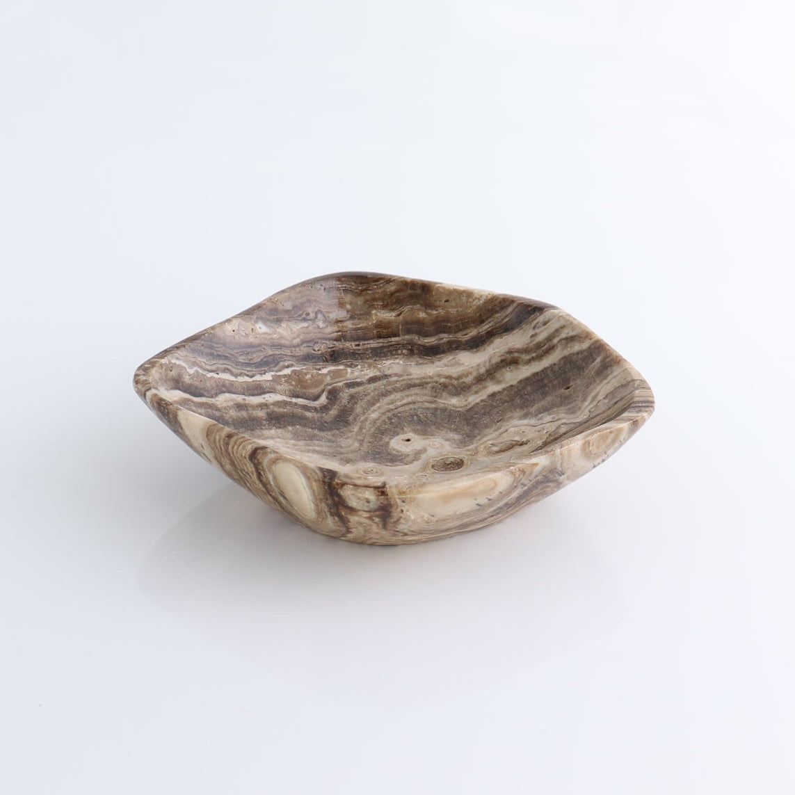 Mexican Onyx/Calcite Chocolate Bowls Set of 3