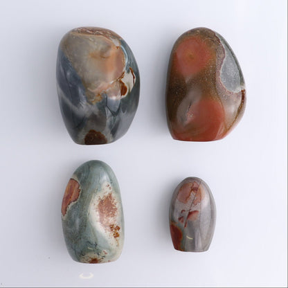 Polychrome Jasper Freeform Set of 4