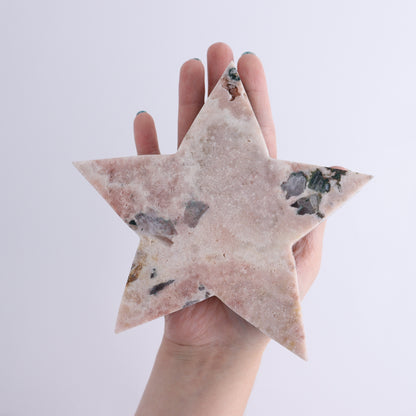 Pink Amethyst Stars Set of 2 - Expert Wholesale and Supplier of Wholesale Crystals & Bulk Gemstones, ["Amethyst","Brazil","Pink Amethyst","stars"]