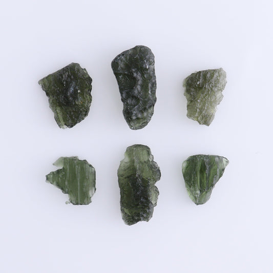 Moldavite Pieces Set of 6