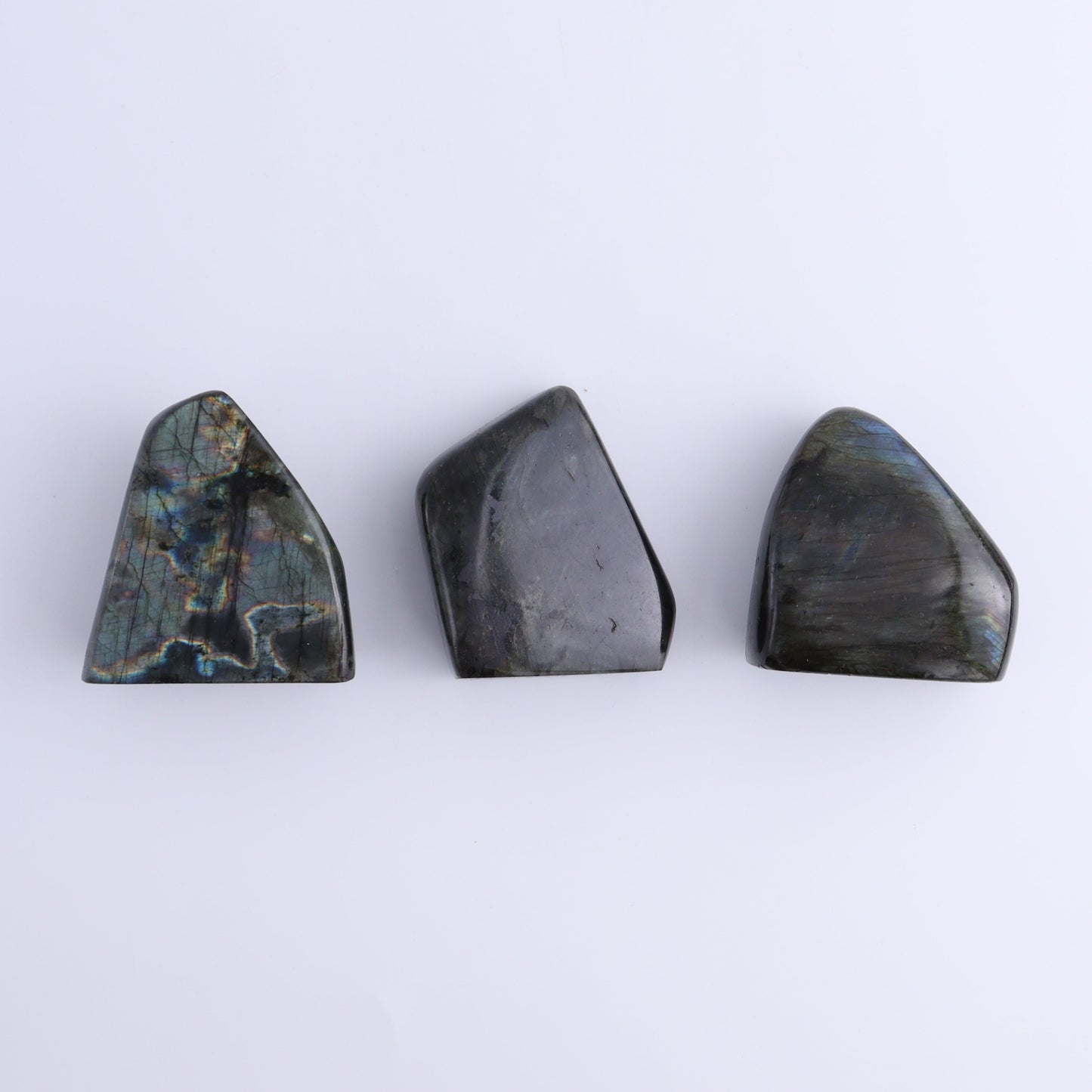 Labradorite Freeform Set of 18 - Expert Wholesale and Supplier of Wholesale Crystals & Bulk Gemstones, ["Freeforms","Labradorite","Madagascar"]