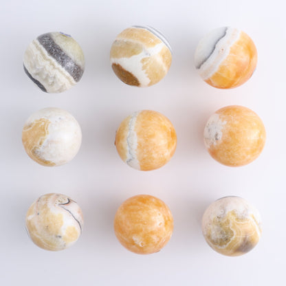One Sphere Mexican Onyx/Calcite