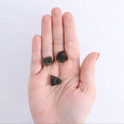 Moldavite Pieces Set of 3